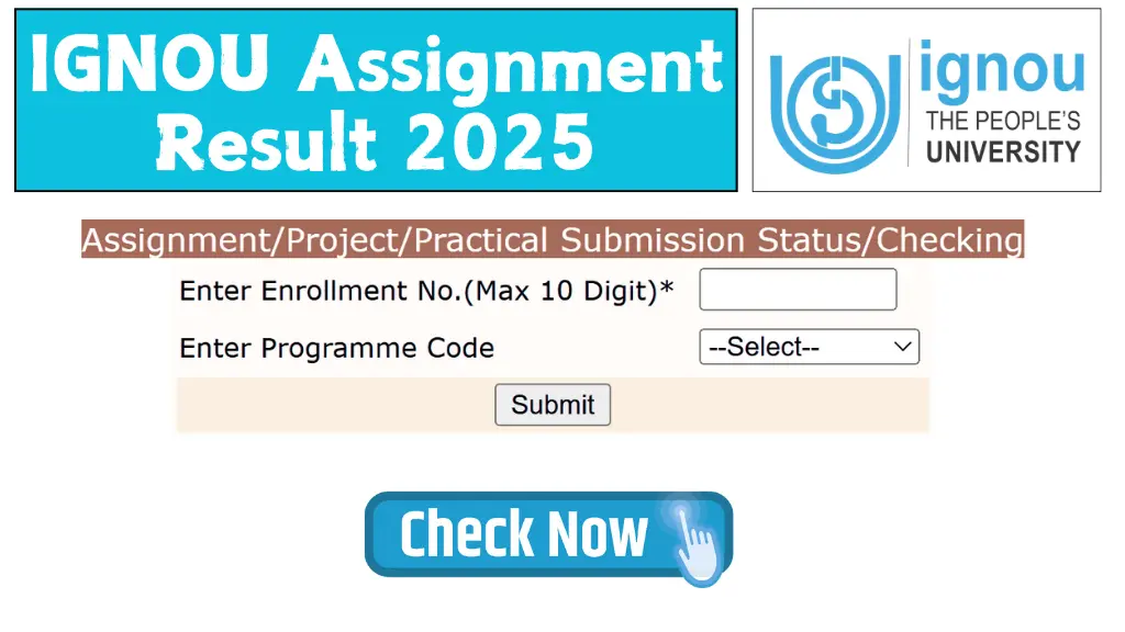 IGNOU Assignment Result 2025
